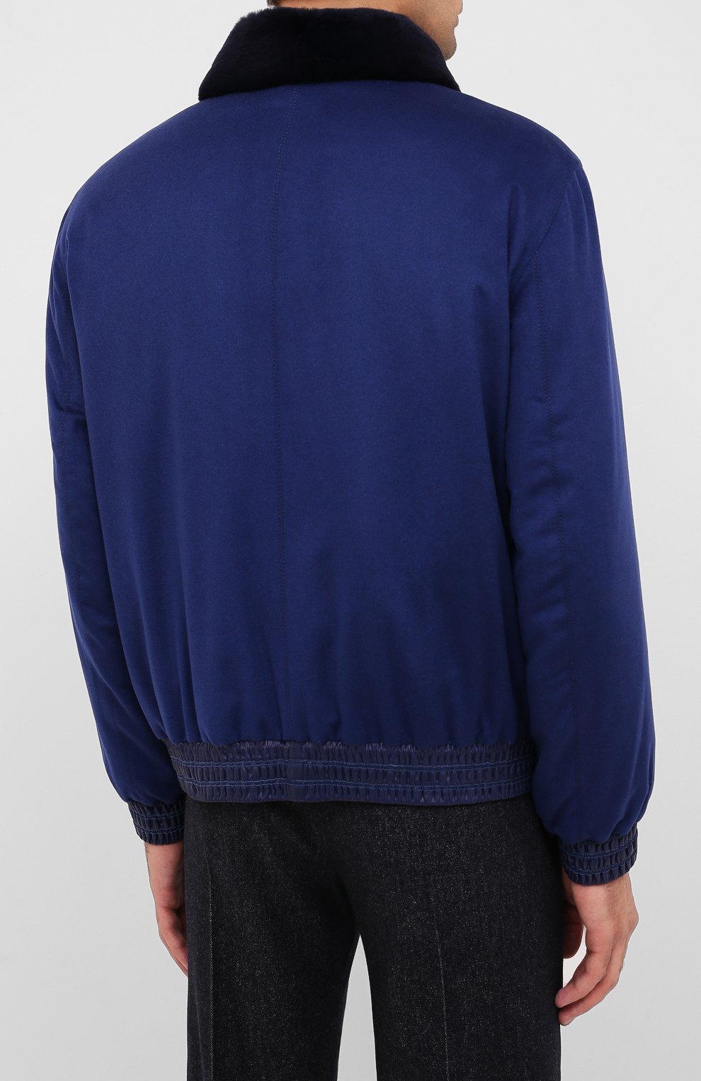 Бомбер с подкладкой из ласки и воротником из норки ZILLI, арт. MAU-HIKE0-30206/2003, фото 4