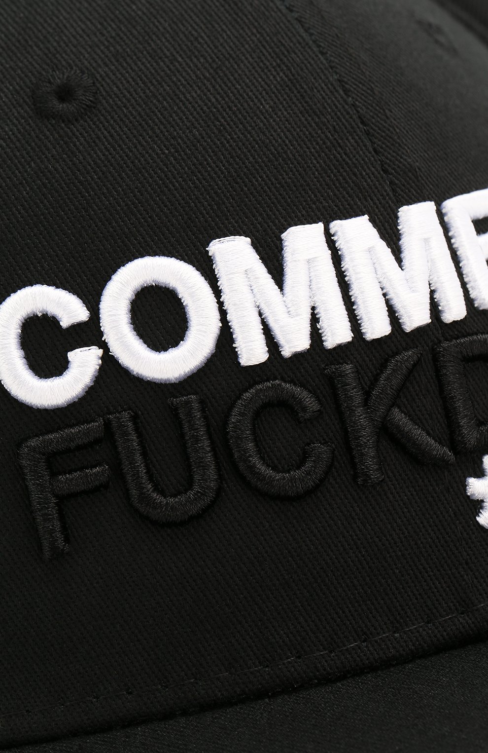 Хлопковая бейсболка COMME DES FUCKDOWN, арт. CD20EA39NB, фото 3