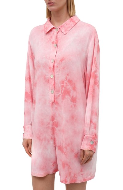 Комбинезон из вискозы ELECTRIC AND ROSE розового цвета по цене 36600 руб., арт. LFJP10-BL00M, фото 3 Комбинезон из вискозы ELECTRIC AND ROSE, арт. LFJP10-BL00M, фото 3