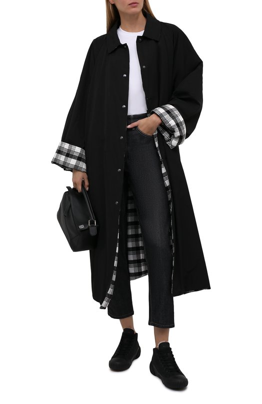 

Кожаные кеды Tiger Crest Kenzo, Чёрный
