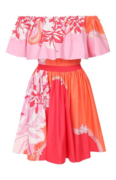 Женское хлопковое платье EMILIO PUCCI, арт. 0ERG45/0E862