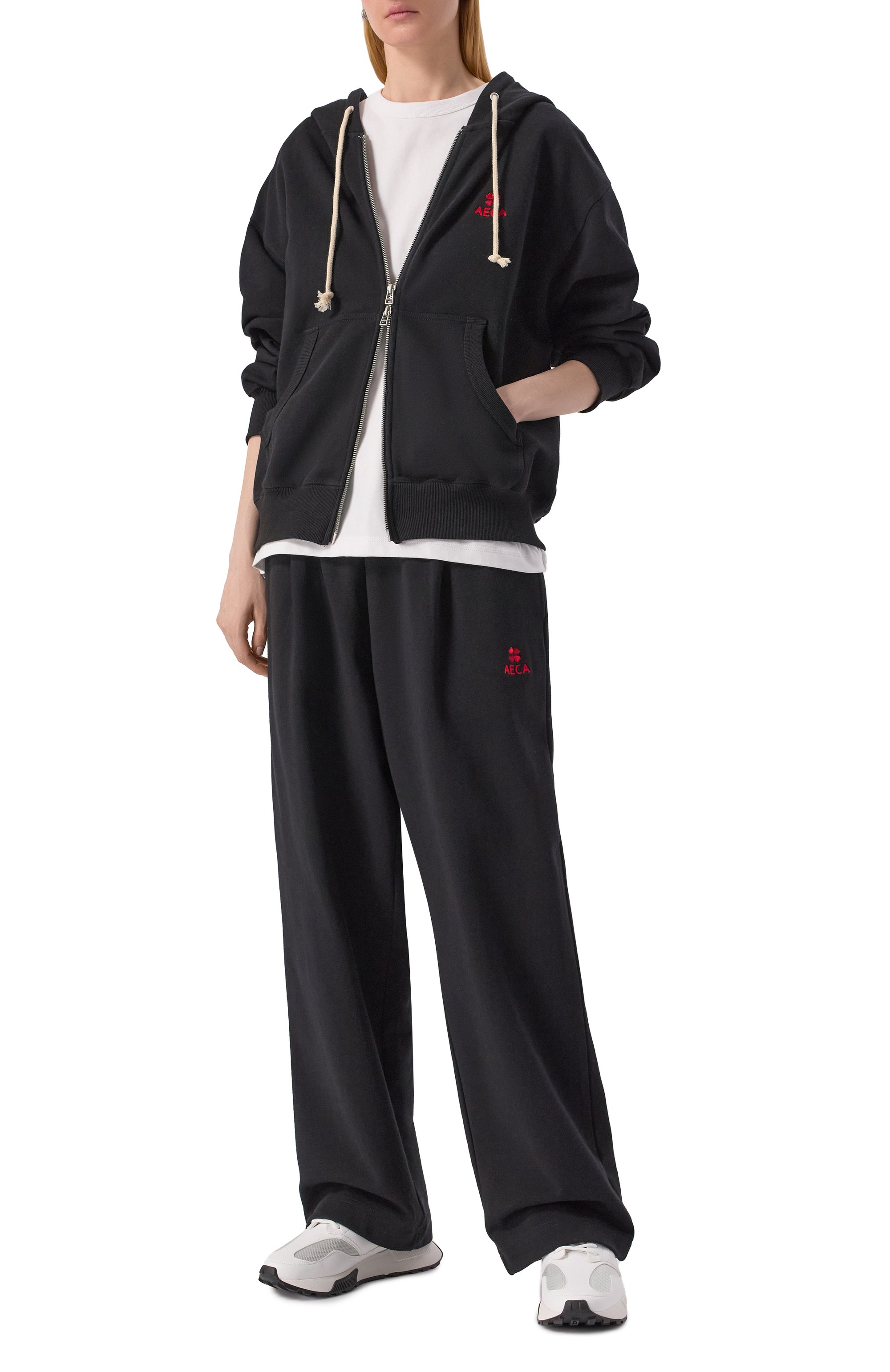 Хлопковая толстовка AECA WHITE, арт. AWCMFWBDTSZSO001C0.BLACK (XL), фото 2