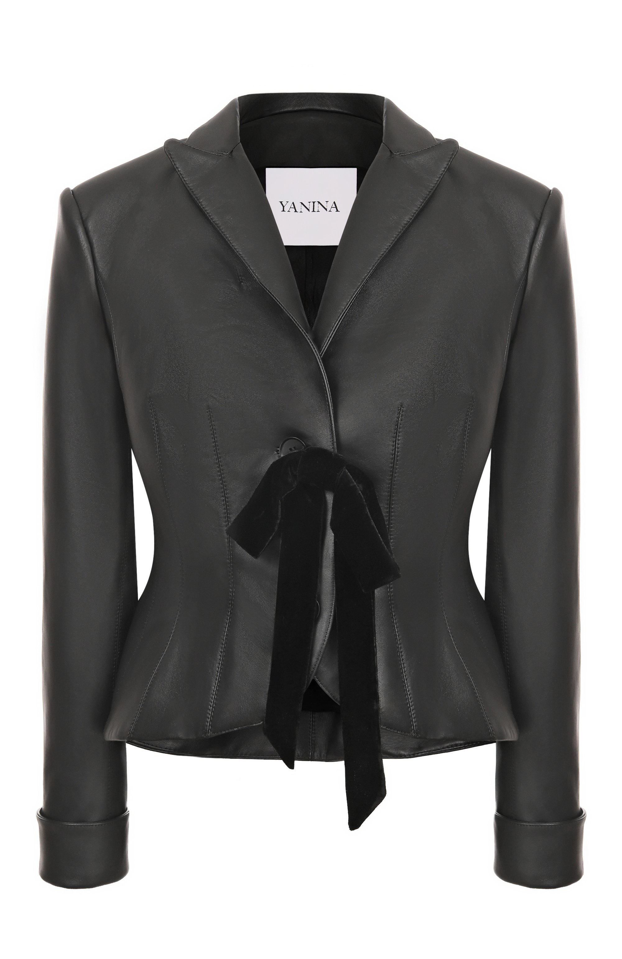 Кожаный жакет YANINA, арт. Т-2987, фото 1