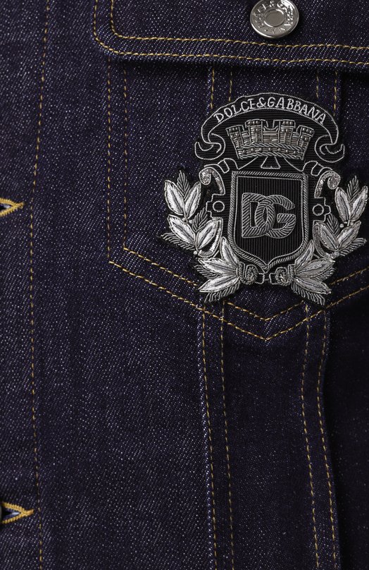 Джинсовая куртка Dolce & Gabbana G9VZ8Z/G8ME9 Синий  G9VZ8Z/G8ME9 Фото 6