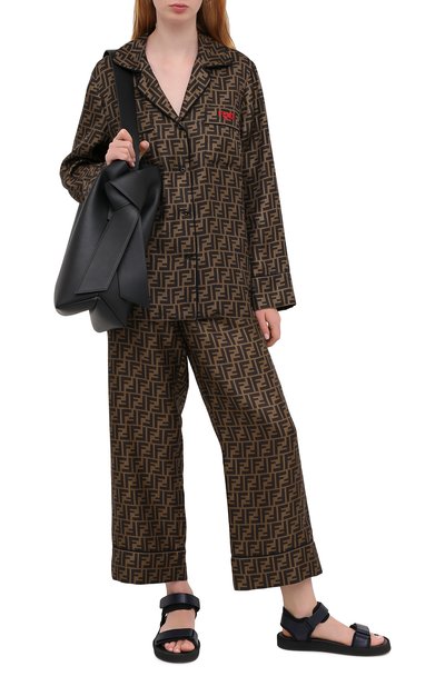 Шелковые брюки FENDI, арт. FR5994 A8G3, фото 2