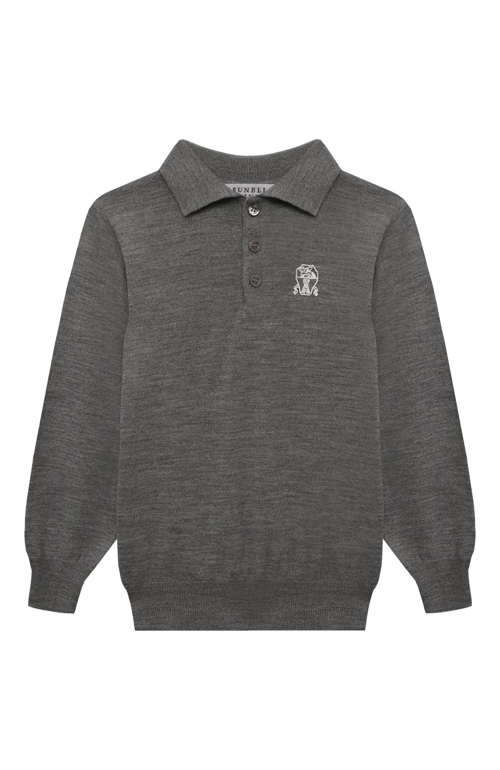 Поло из шерсти и кашемира BRUNELLO CUCINELLI, арт. B24M00105A, фото 1