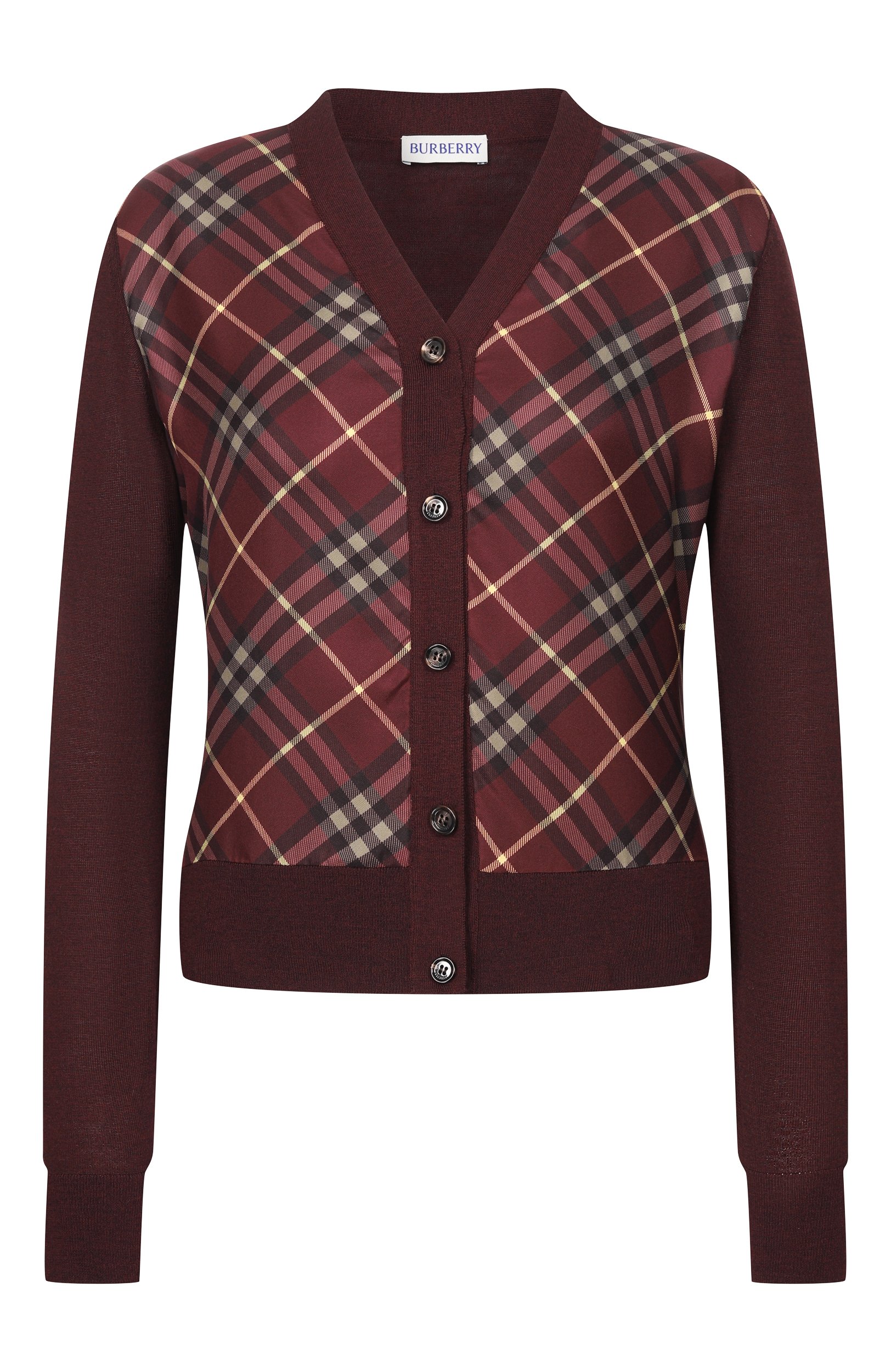 Кардиган из шерсти и шелка BURBERRY, арт. 8127351, фото 1