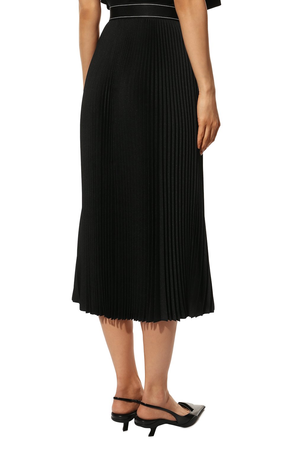 Плиссированная юбка PRADA, арт. P168TL-1R08-F0002-221, фото 4
