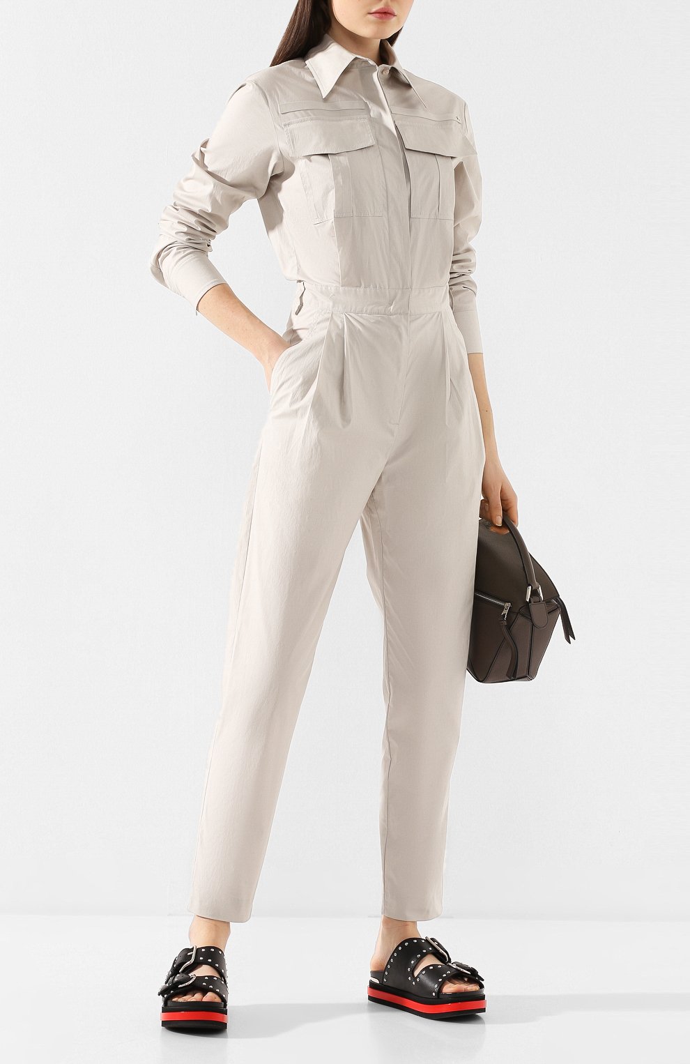 Хлопковый комбинезон LORENA ANTONIAZZI, арт. P2034TU005/3193, фото 2