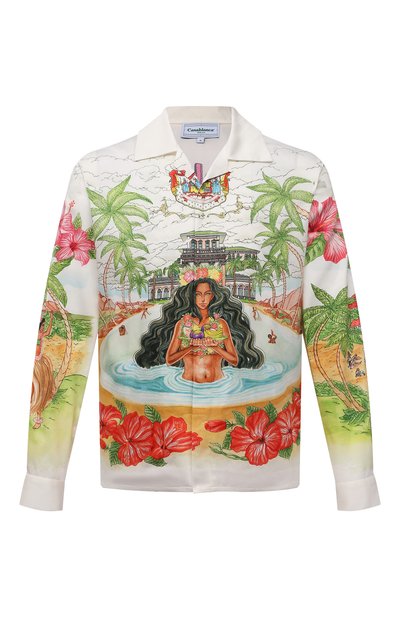 Хлопковая рубашка CASABLANCA, арт. MS21-SH-006 KAMEHAMEA, фото 1