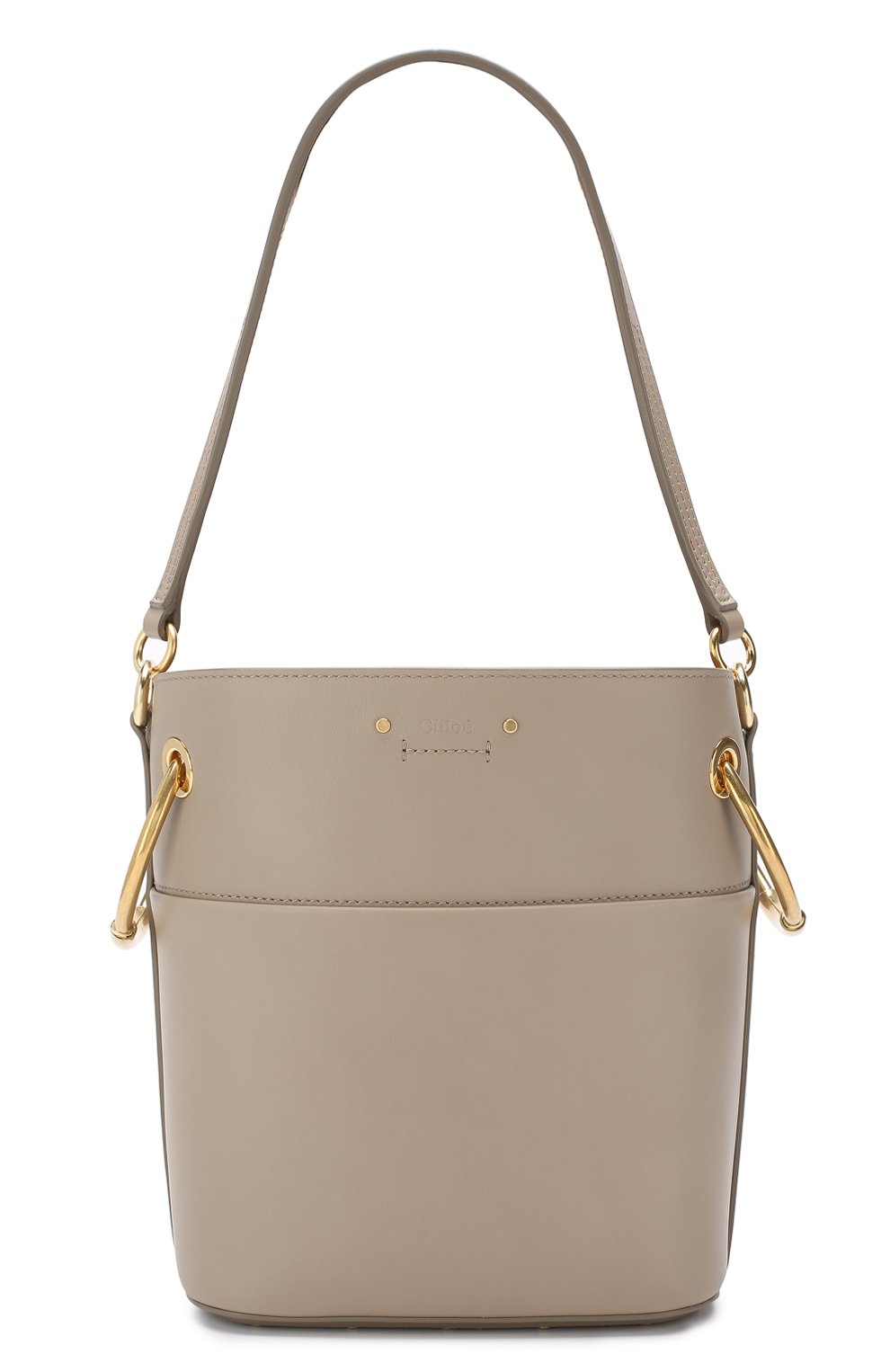 Сумка roy bucket CHLOÉ серого цвета по цене 206000 руб., арт. CHC18AS126H1Z, фото 1 Сумка roy bucket CHLOÉ, арт. CHC18AS126H1Z, фото 1