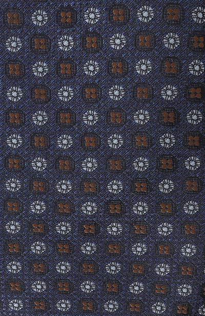 Шелковый галстук CANALI темно-синего цвета по цене 19250 руб., арт. 18/HJ03777, фото 4 Шелковый галстук CANALI, арт. 18/HJ03777, фото 4