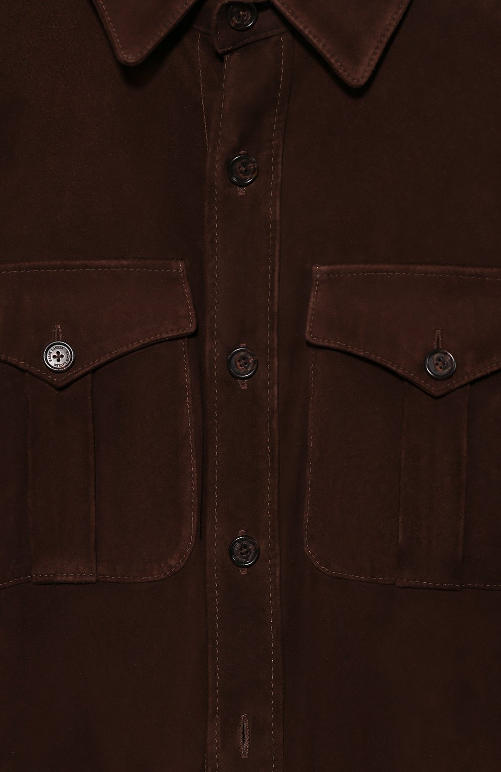 Замшевая рубашка RALPH LAUREN, арт. 790654923, фото 5