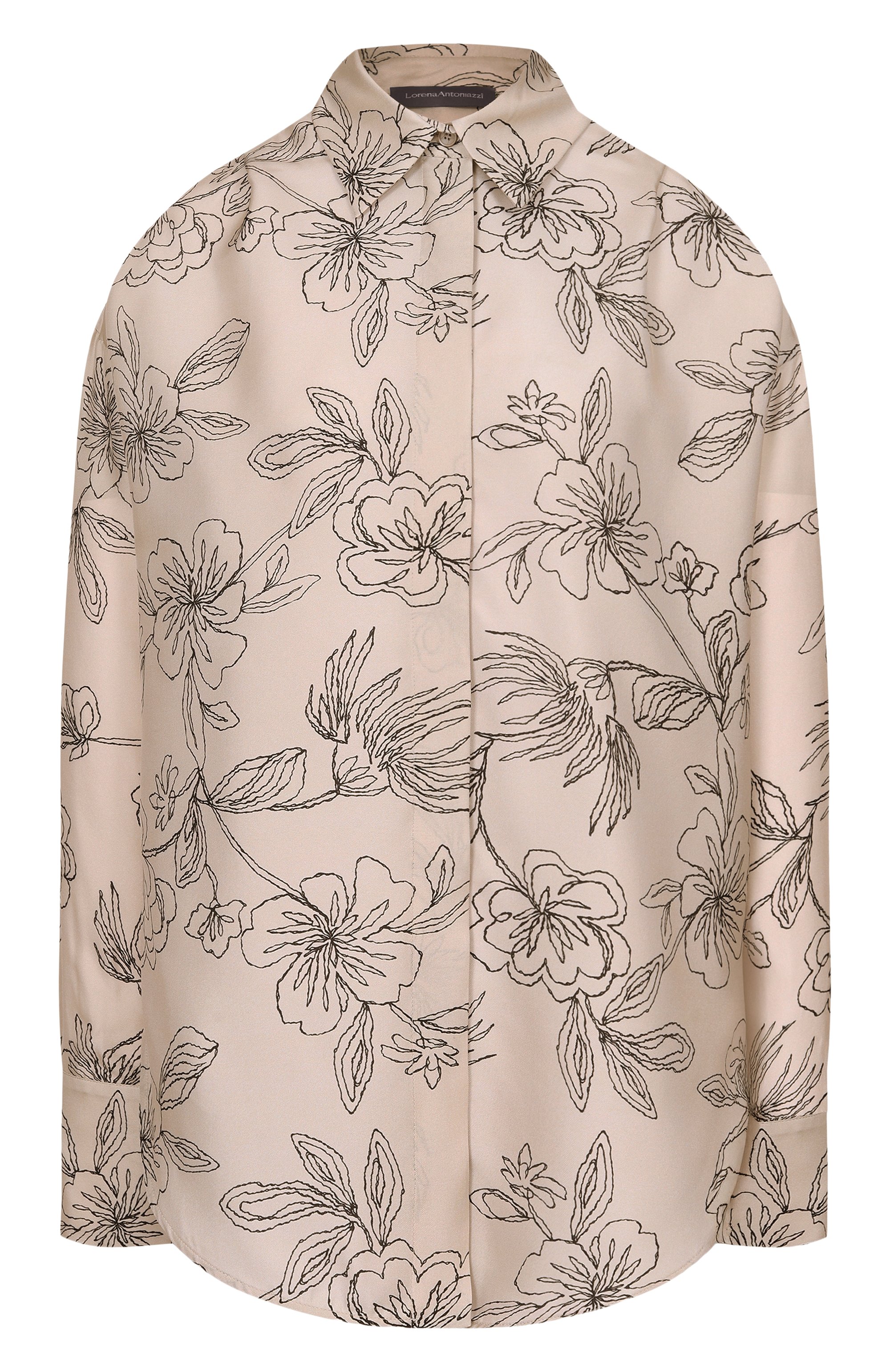 Шелковая рубашка LORENA ANTONIAZZI, арт. P2656CA01A/5214, фото 1