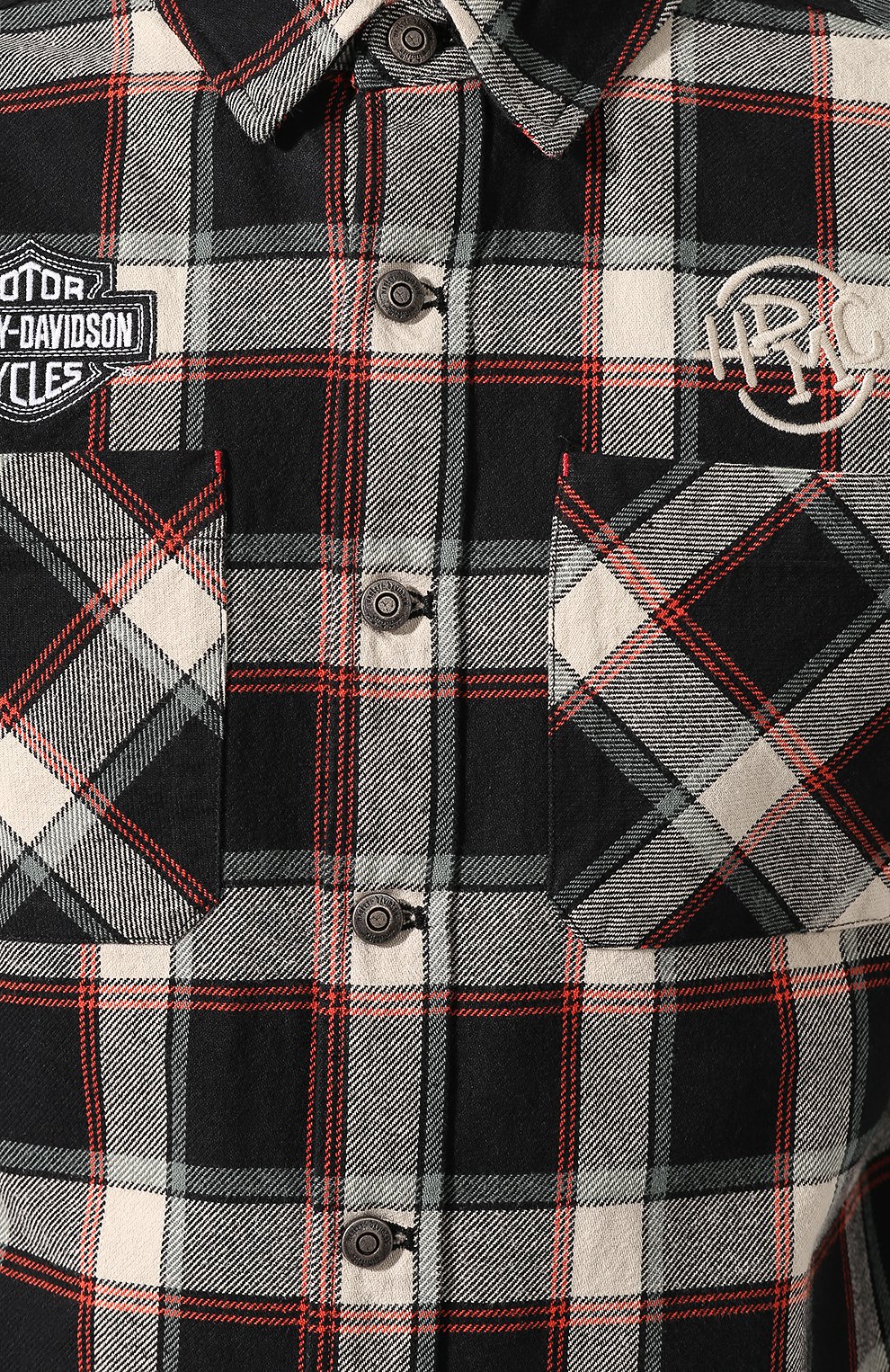 Хлопковая рубашка garage HARLEY-DAVIDSON, арт. 96106-20VM, фото 5
