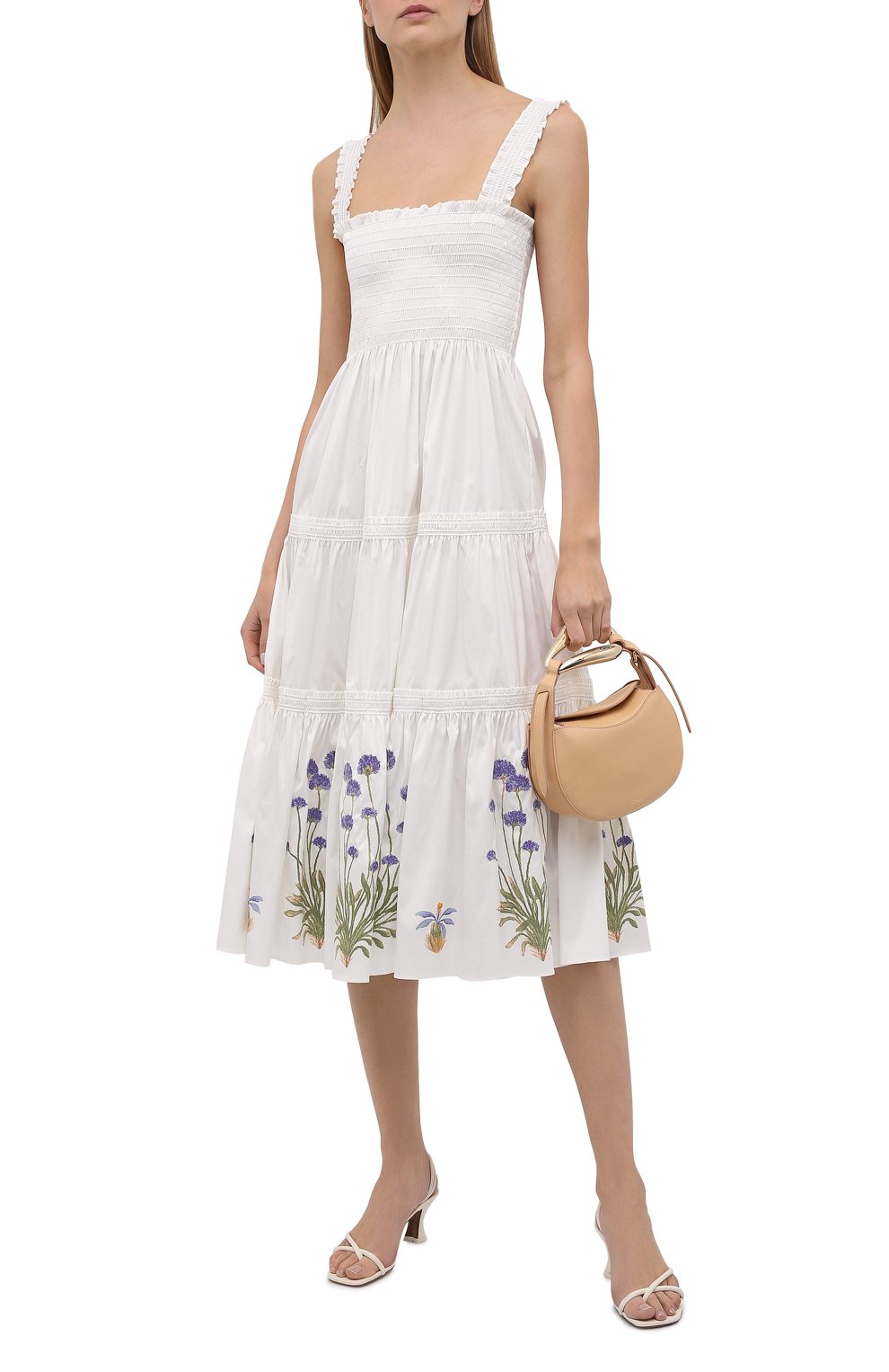Платье TORY BURCH кремового цвета по цене 47000 руб., арт. 82090, фото 2 Платье TORY BURCH, арт. 82090, фото 2
