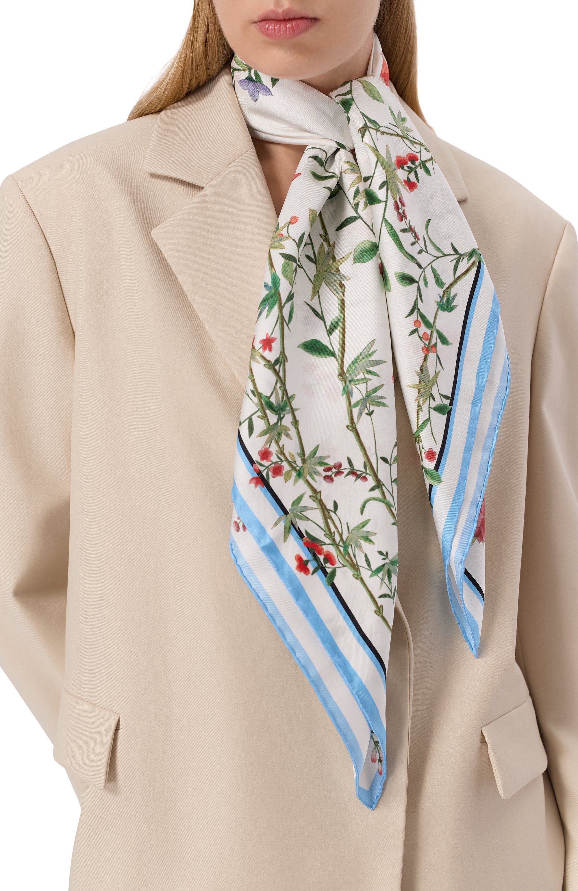 Шелковый платок GIVENCHY, арт. 710009725, фото 2