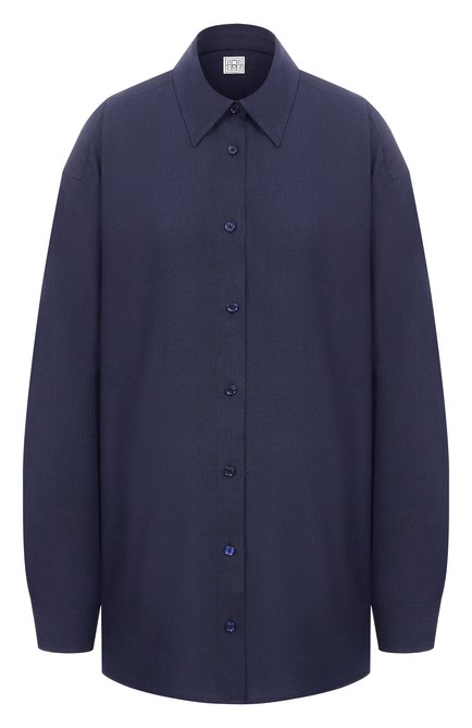 Женская рубашка из вискозы и шерсти TOTEME, арт. 254-WRT0480-FB0016