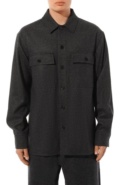 Шерстяная рубашка JIL SANDER, арт. J47DL0131/J40119, фото 3