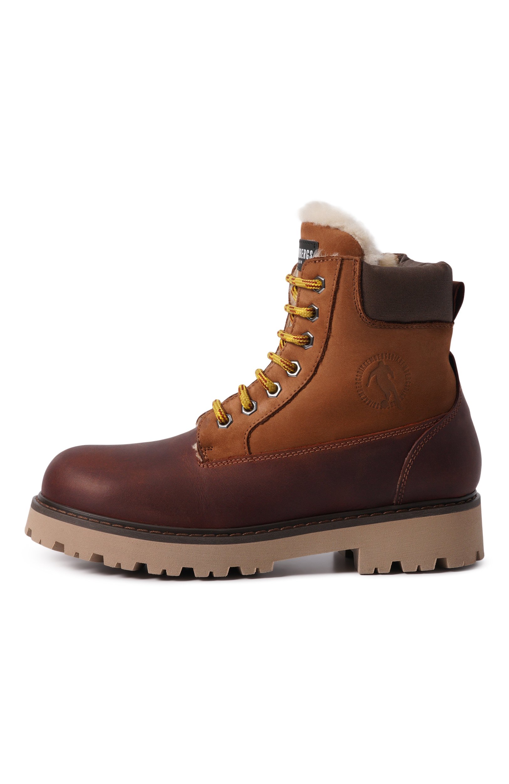 Кожаные ботинки DIRK BIKKEMBERGS коричневого цвета по цене 31450 руб., арт. K4B5-21992-1647_001, фото 2 Кожаные ботинки DIRK BIKKEMBERGS, арт. K4B5-21992-1647_001, фото 2