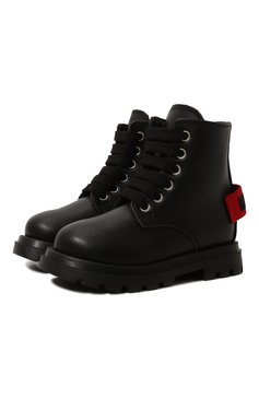 Кожаные ботинки MOSCHINO, арт. 78635/VAR1/18-27, фото 1