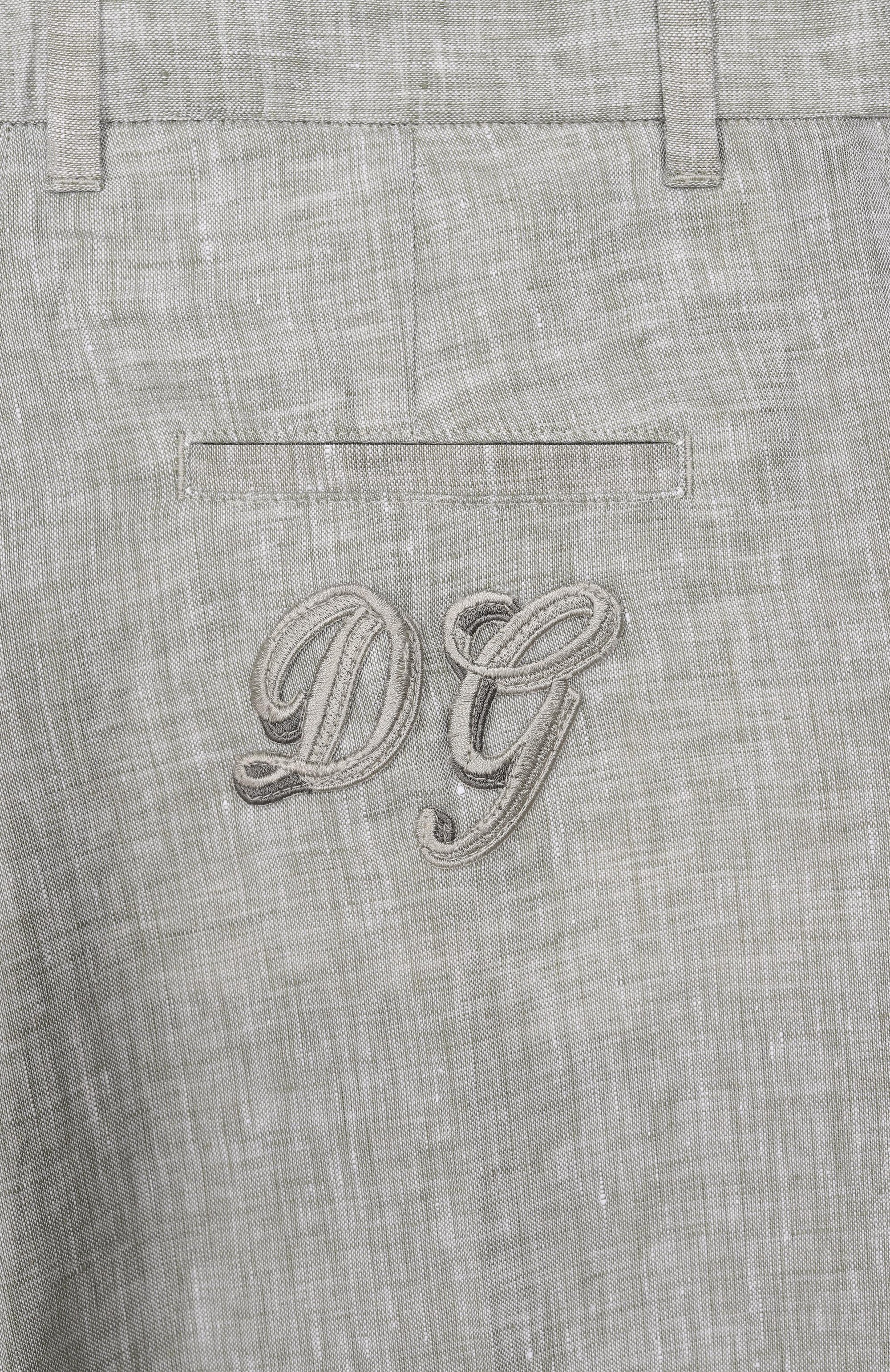 Льняные шорты DOLCE & GABBANA, арт. L44Q00/FU4LG, фото 3