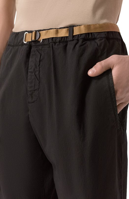 Хлопковые брюки White Sand 26SU68/190 Чёрный  26SU68/190 Фото 5