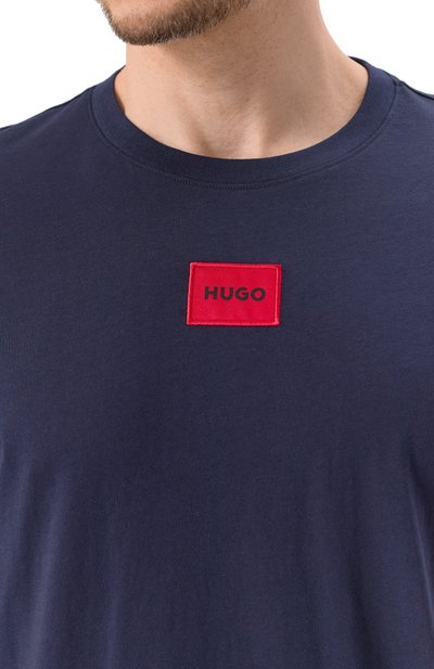 Хлопковая футболка HUGO, арт. 50447978, фото 5