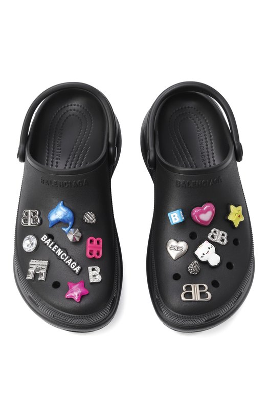 Резиновые сабо Balenciaga x Crocs Balenciaga 720762/W0F0W Чёрный  720762/W0F0W Фото 6