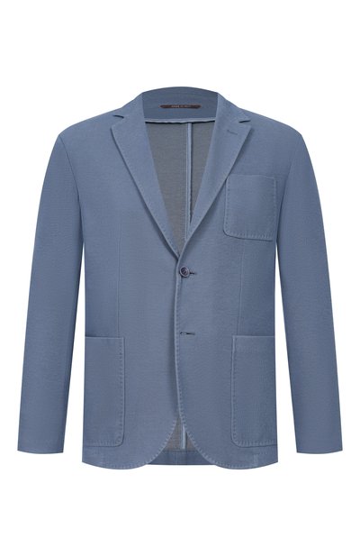 Мужской хлопковый пиджак CANALI, арт. J0147/JJ01974