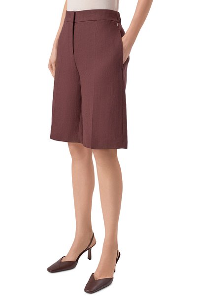 Шорты изо льна и вискозы BOSS, арт. 50557429, фото 3