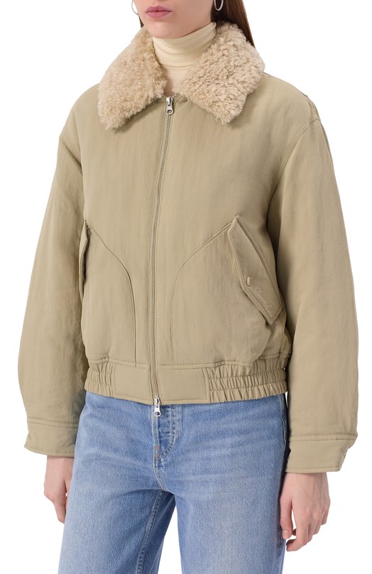 Утепленный бомбер Dunst UDJU5D125I2 Бежевый  UDJU5D125I2 Фото 3