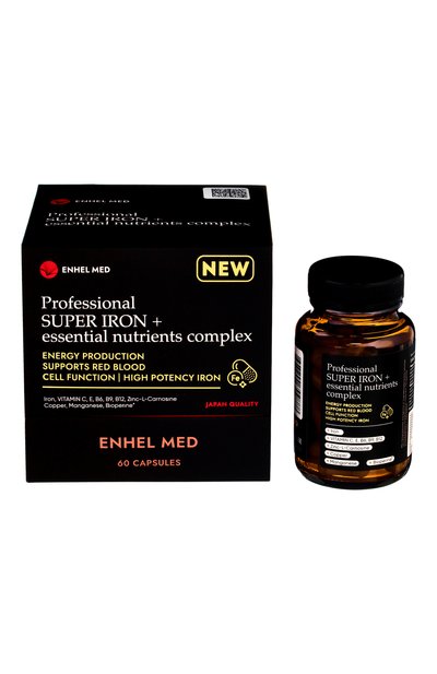 Профессиональный комплекс "супер железо с витаминами" (60шт.) ENHEL BEAUTY, арт. 4603744792888, фото 3