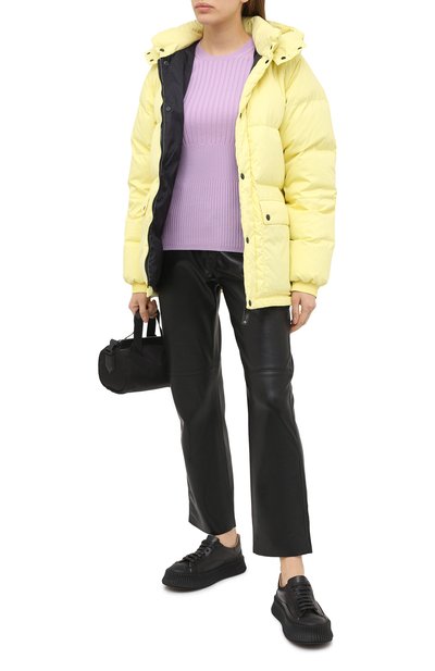 Пуховик fanat ARCTIC EXPLORER желтого цвета по цене 49900 руб., арт. FANAT_LEMON_W, фото 2 Пуховик fanat ARCTIC EXPLORER, арт. FANAT_LEMON_W, фото 2