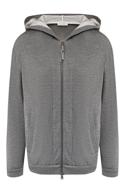 Женский толстовка из хлопка и шелка BRUNELLO CUCINELLI, арт. MD828SB806