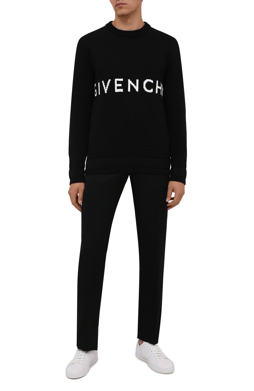 Хлопковый свитер GIVENCHY, арт. BM90G9401M, фото 2