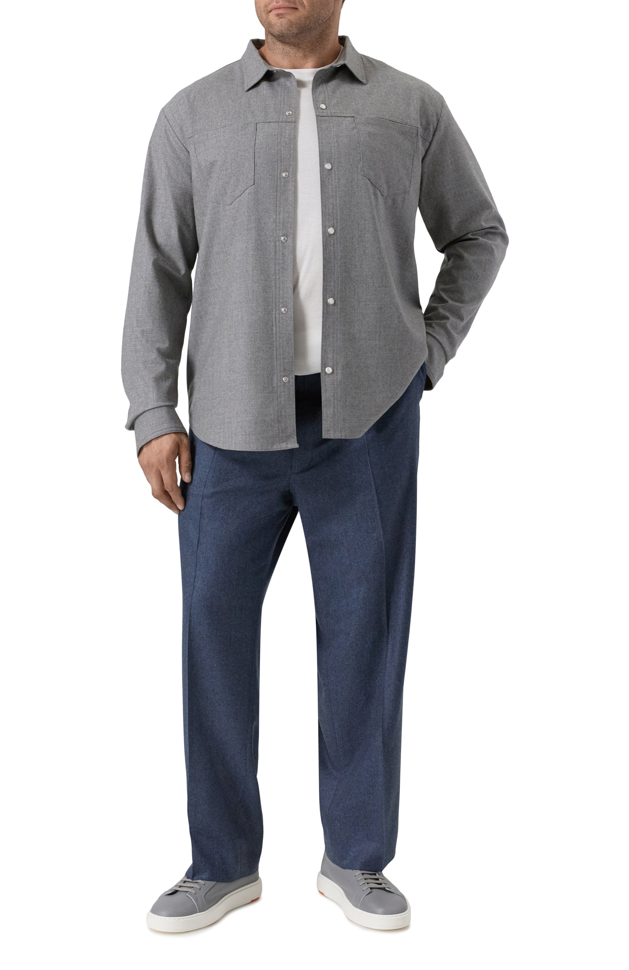 Шерстяные брюки CORNELIANI, арт. 264L27-2618111, фото 2