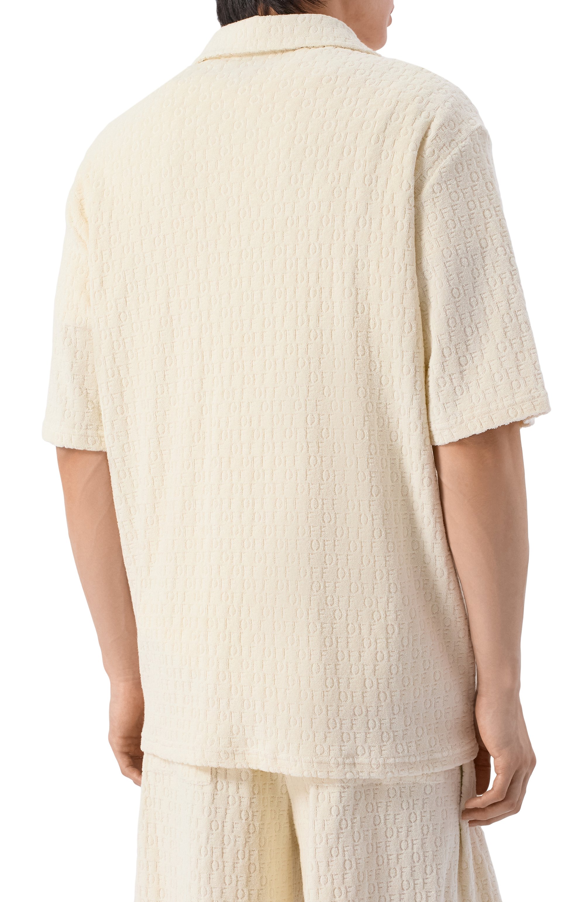 Хлопковая рубашка OFF-WHITE, арт. 0MGG013C99JER001, фото 4
