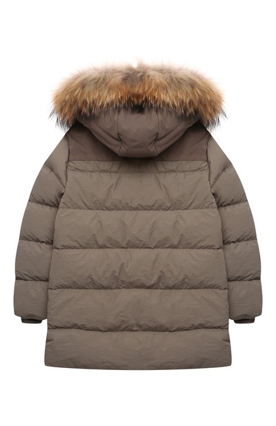 Пуховая куртка C.P. COMPANY хаки цвета по цене 54250 руб., арт. 13CK0W011A-005783M, фото 2 Пуховая куртка C.P. COMPANY, арт. 13CK0W011A-005783M, фото 2