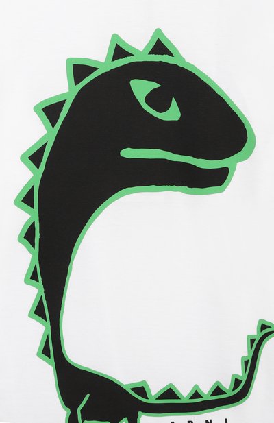 Хлопковая футболка MARNI, арт. M01712/M00L9, фото 3