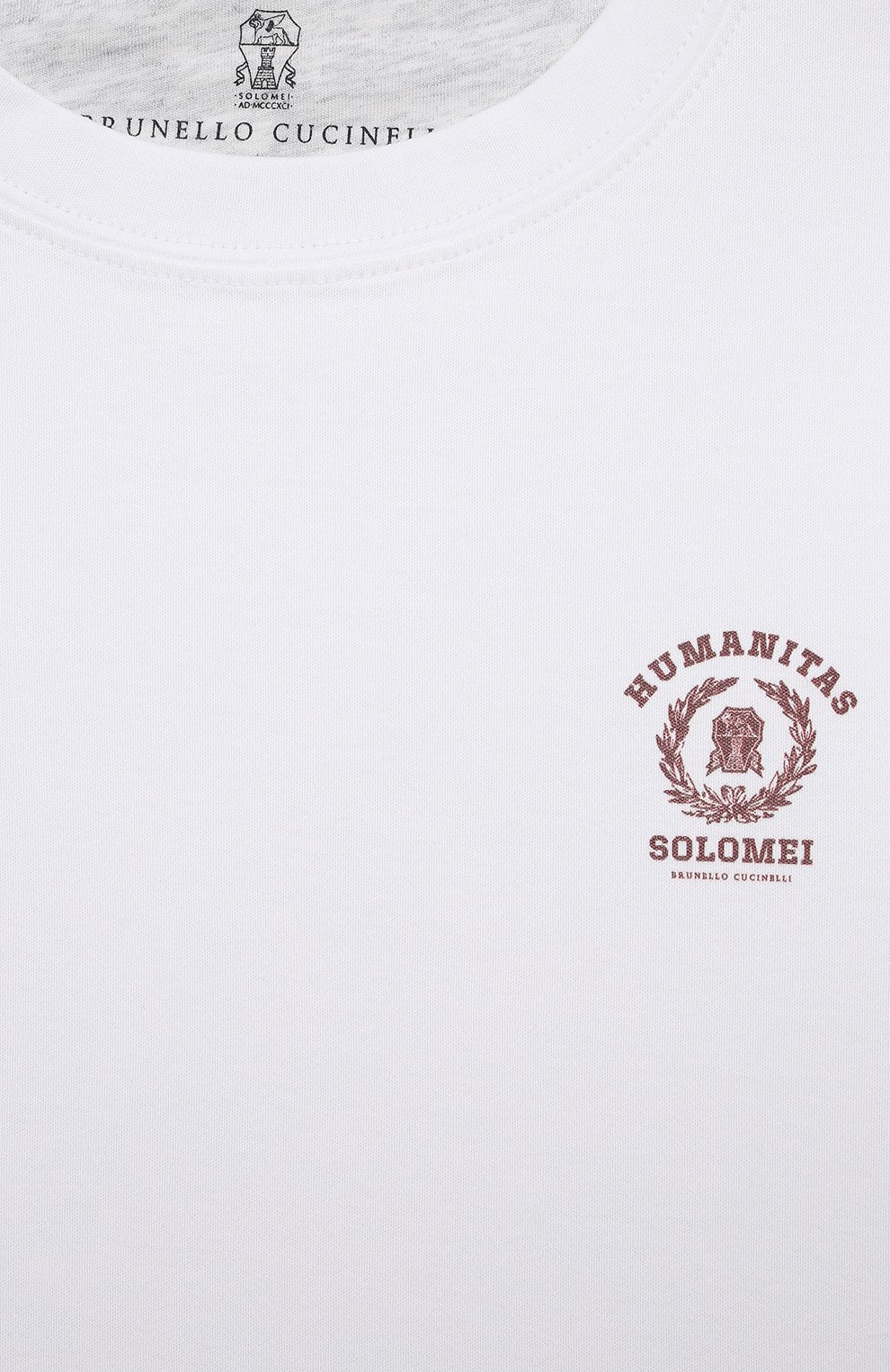 Хлопковая футболка BRUNELLO CUCINELLI, арт. B0T61T104A, фото 3