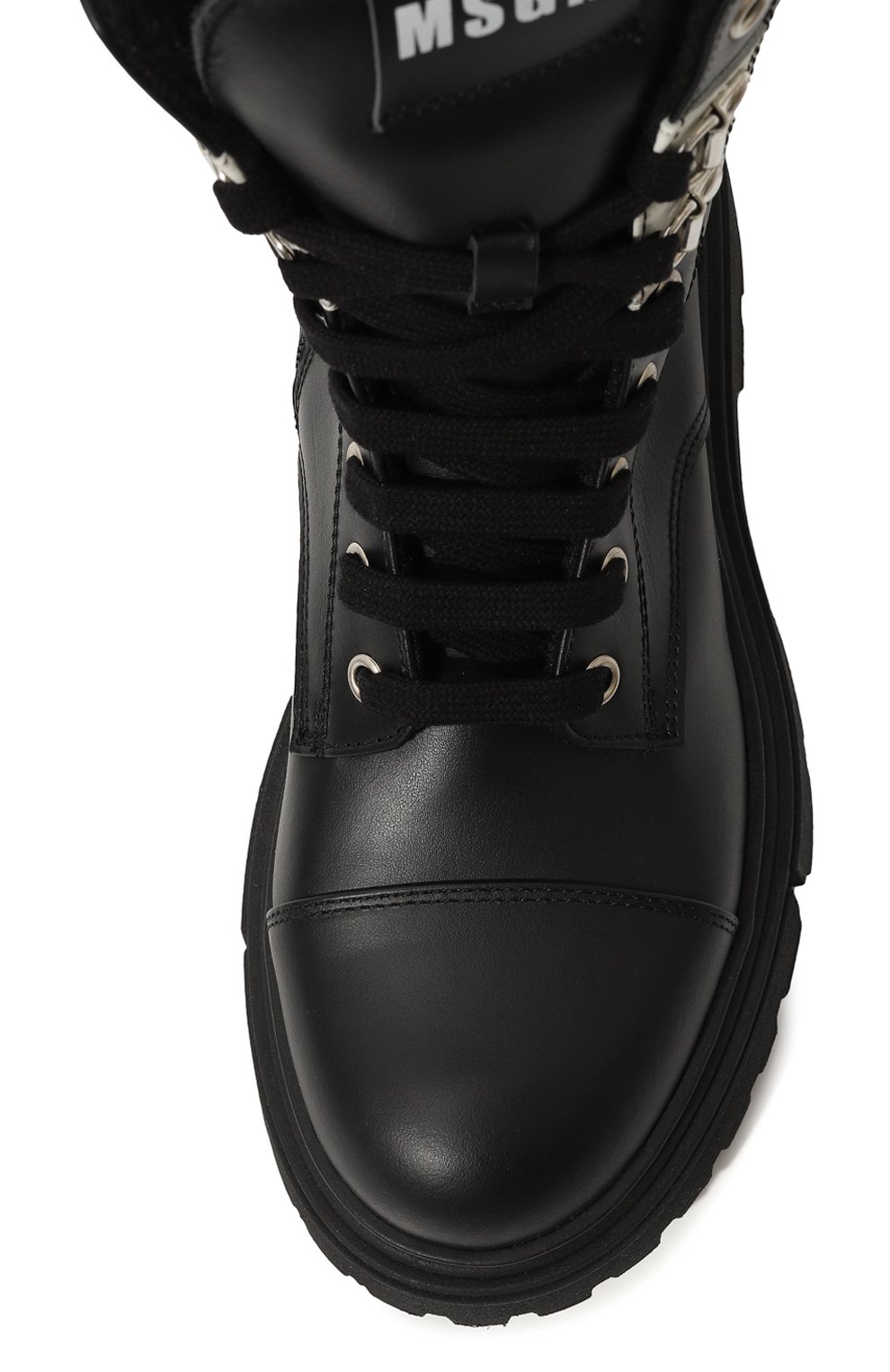 Кожаные ботинки MSGM KIDS, арт. 76273/36-40, фото 4
