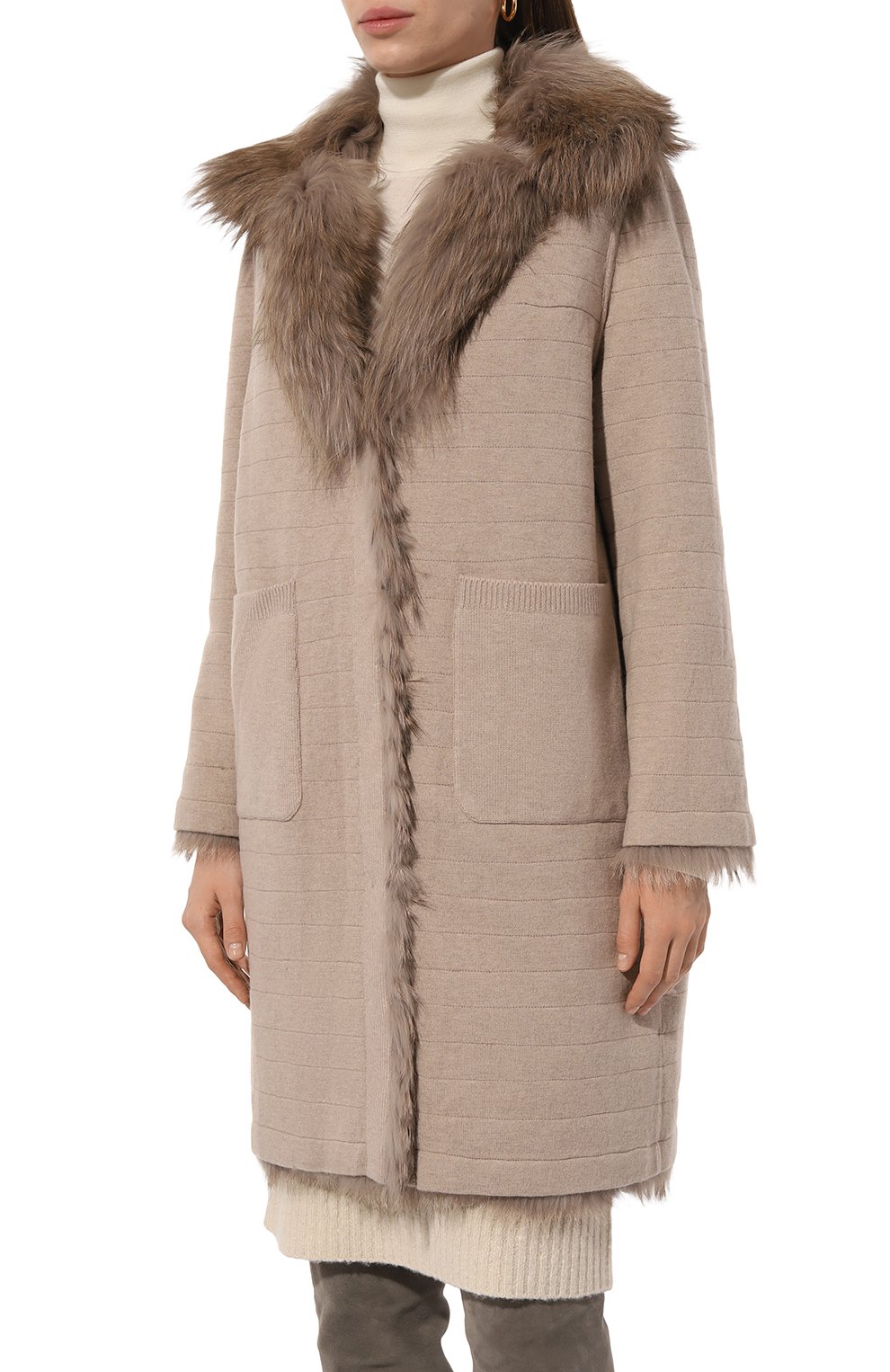 Двусторонняя шуба из лисы SIMONETTA RAVIZZA, арт. F04C0147F1, фото 6