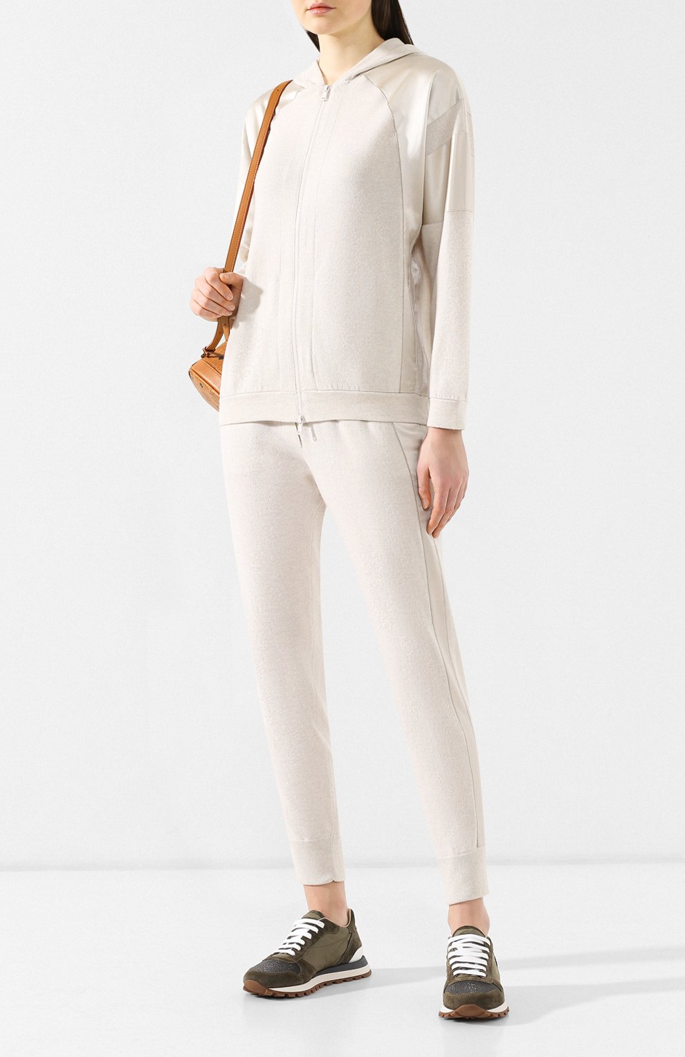 Кашемировый кардиган BRUNELLO CUCINELLI кремового цвета по цене 425500 руб., арт. M12169506, фото 2 Кашемировый кардиган BRUNELLO CUCINELLI, арт. M12169506, фото 2