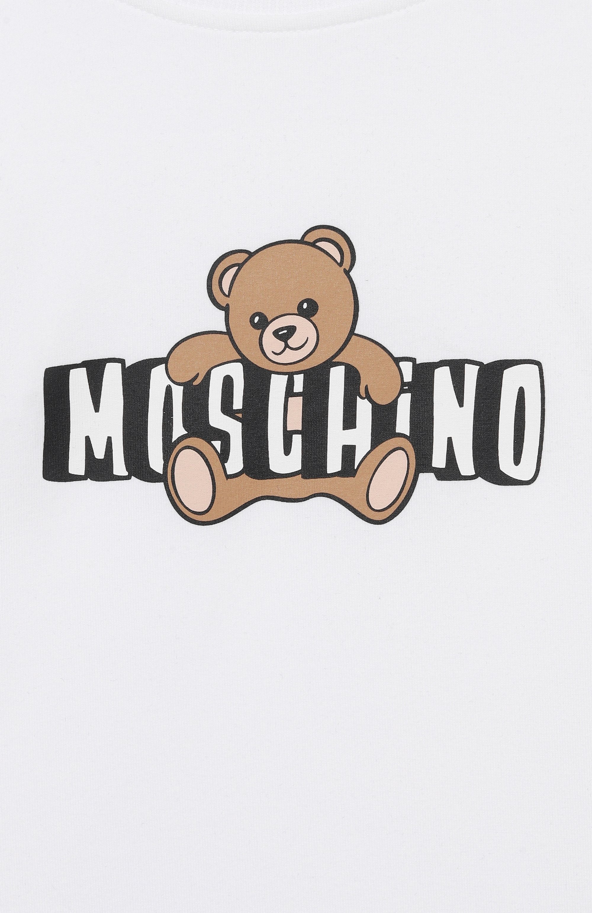 Комплект из футболки и брюк MOSCHINO черно-белого цвета по цене 15000 руб., арт. HAG01H/LBA00_001, фото 6 Комплект из футболки и брюк MOSCHINO, арт. HAG01H/LBA00_001, фото 6