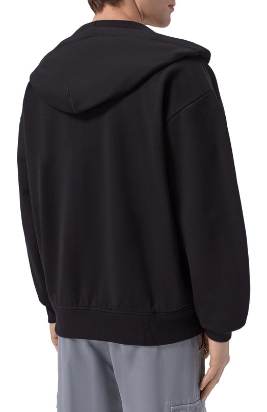 Хлопковая толстовка Dolce & Gabbana G9AIYZ/G7PZG Чёрный  G9AIYZ/G7PZG Фото 4