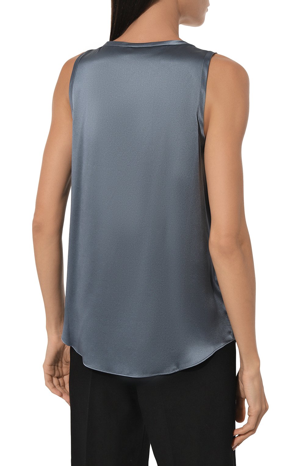 Атласный топ BRUNELLO CUCINELLI, арт. MPC59E0600, фото 4