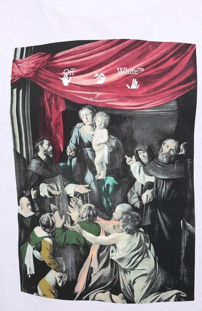 Хлопковая футболка OFF-WHITE, арт. 0MAA038E20JER0050110, фото 5