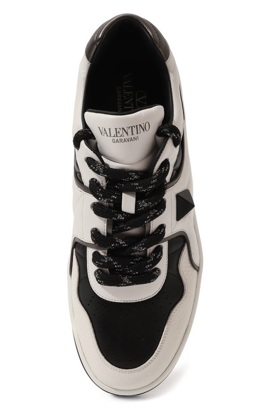 Кожаные кеды One Stud XL Valentino 5Y2S0G37/WRI Белый  5Y2S0G37/WRI Фото 6