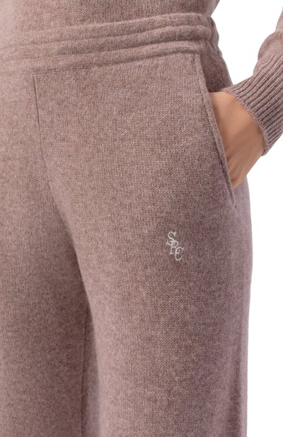 Брюки из кашемира и шерсти SPORTY AND RICH, арт. PA02766302BE24, фото 5
